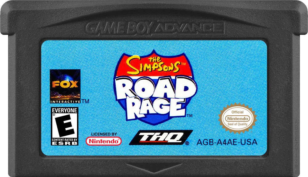 The Simpsons: Road Rage cartridge